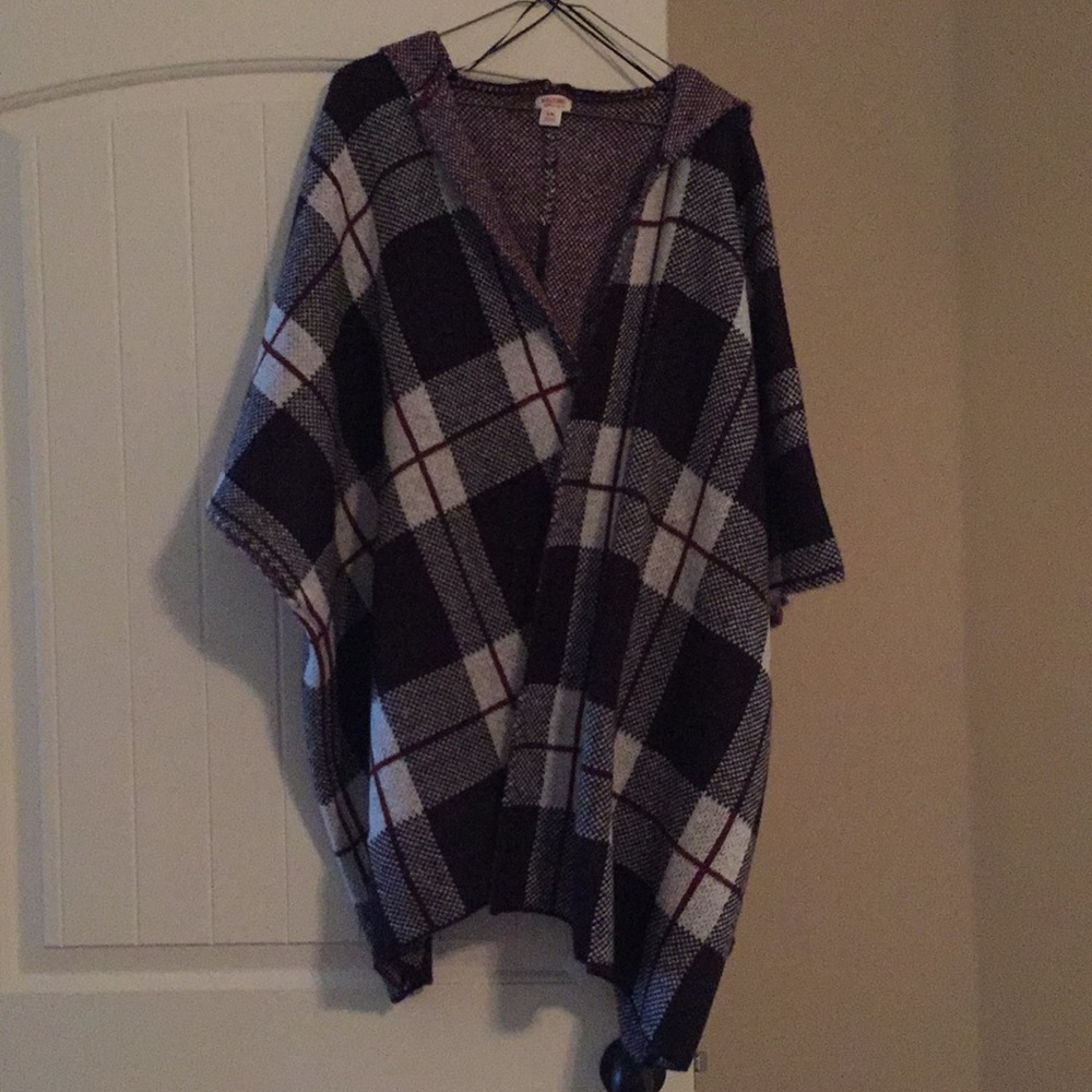 Mossimo hooded shawl, size Small/Medium